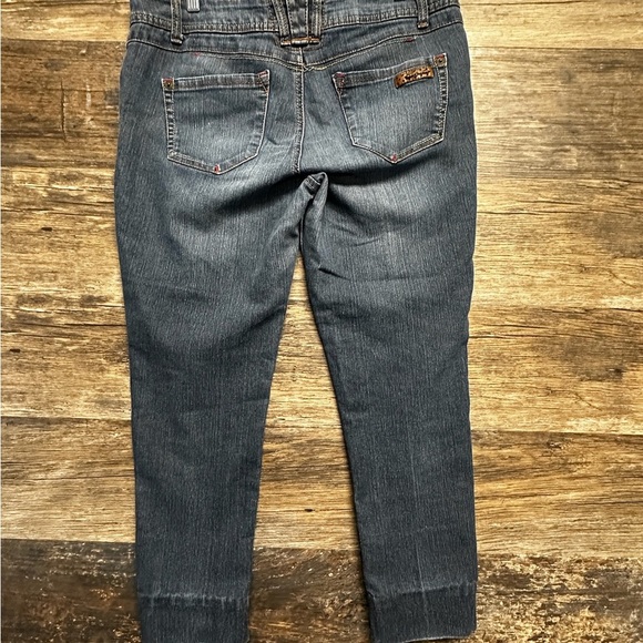 Componix Cropped Blue Ankle Jeans with Relaxed Style Womens 12 - Picture 2 of 10